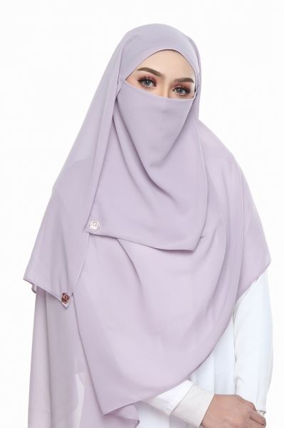 SHAWL HABIBI NIQAB SET - LIGHT PURPLE